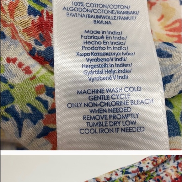 Champs semi sheer flower print blouse - Picture 3 of 5